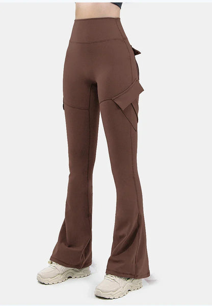 Wide Leg High Stretch Yoga Leggings Pant ﻿