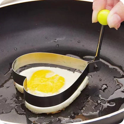 Stainless Steel Fried Egg Mold Heart Pancake Maker