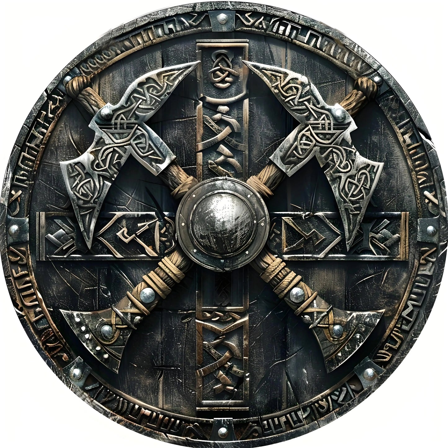 Viking Axes Welcome Sign Decor for Home