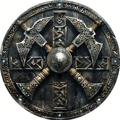 Viking Axes Welcome Sign Decor for Home