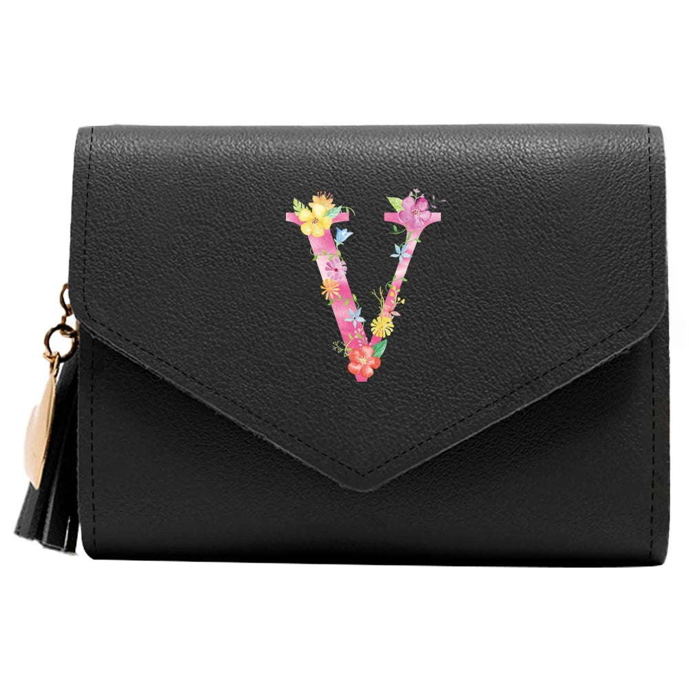 Mini Letter Slim Credit Card Holder Wallet