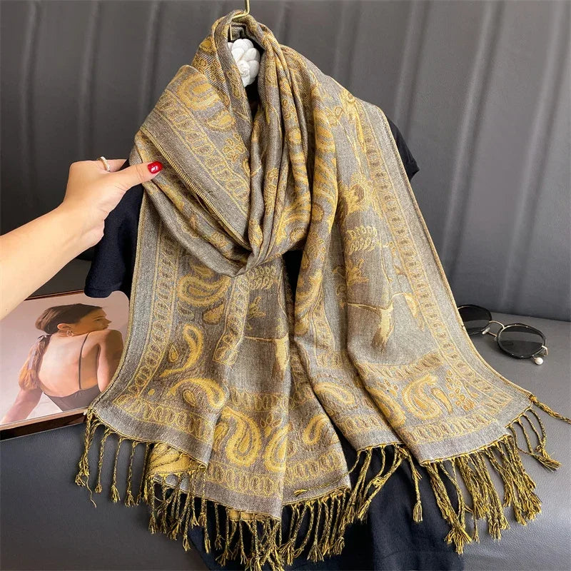 Luxury Cashmere Pashmina Shawl Scarves