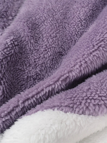 Drop-Shoulder Long-Sleeved Jacket