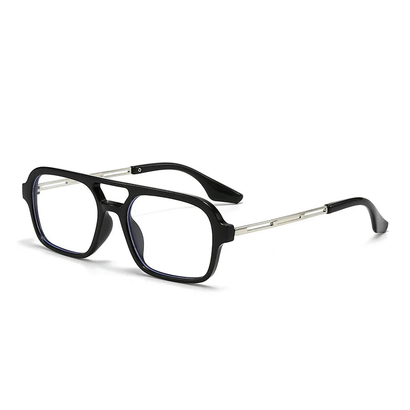 Vintage Metal Frame Square Sunglasses