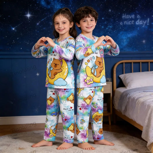 Sleepers Cartoon Boutique Long Sleeve 3 4 5 6 7 8 9 10 11 12 Yrs Pajamas