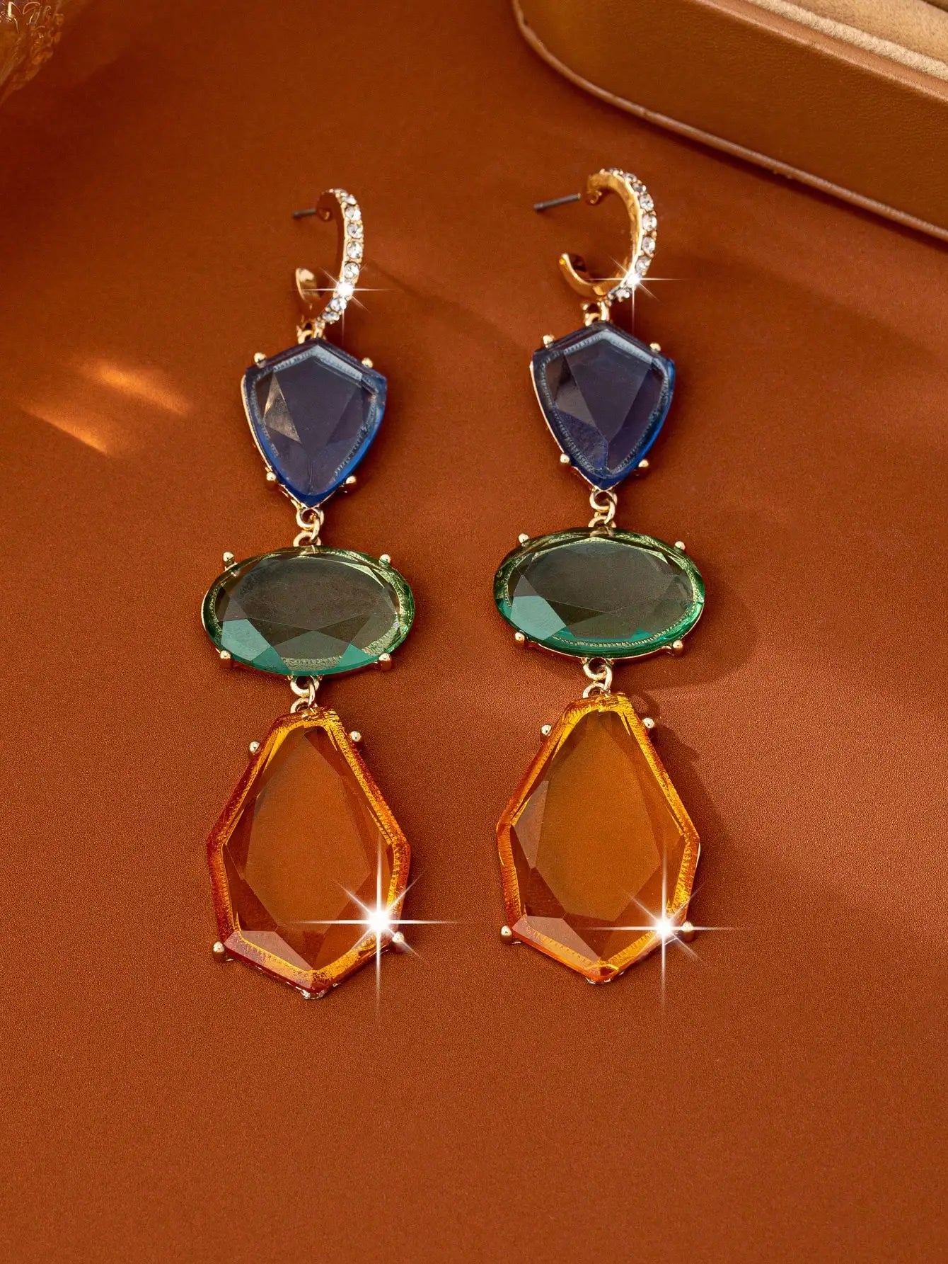 Light Luxury Exaggerated Irregular Earrings