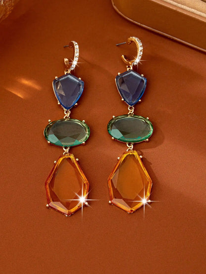 Light Luxury Exaggerated Irregular Earrings