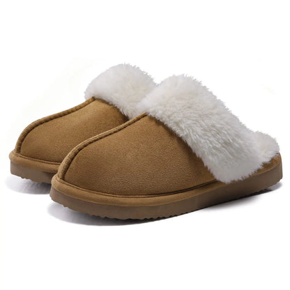 Crestar Winter Home Warm Comfortable Fur Slippers
