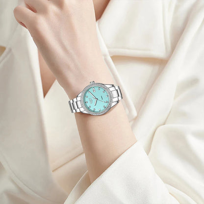 Luxury Luminous Stainless Steel Clock Waterproof Watch