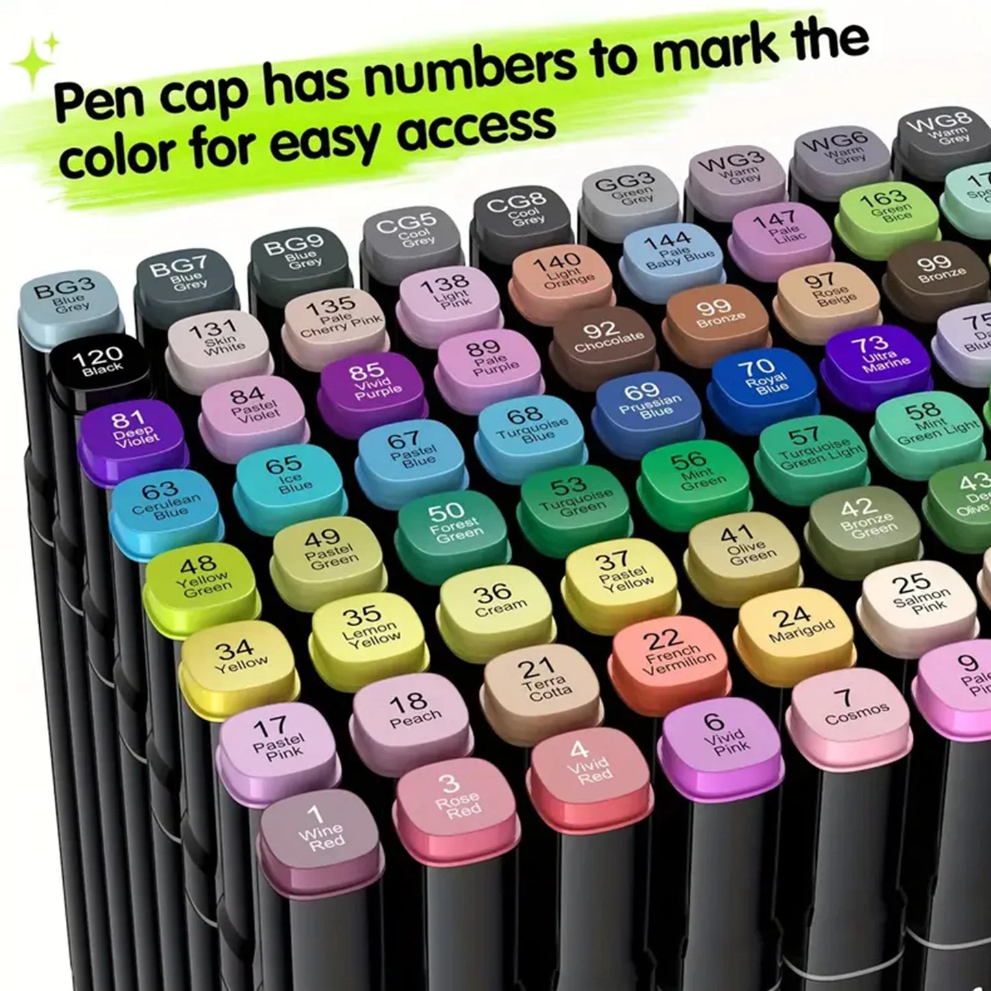 24/48/80/120/168/262 Colors Professional Drawing Markers
