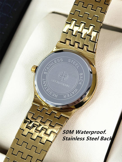 Gold Bracelet Light Luxury Waterproof Quartz Chain Watches