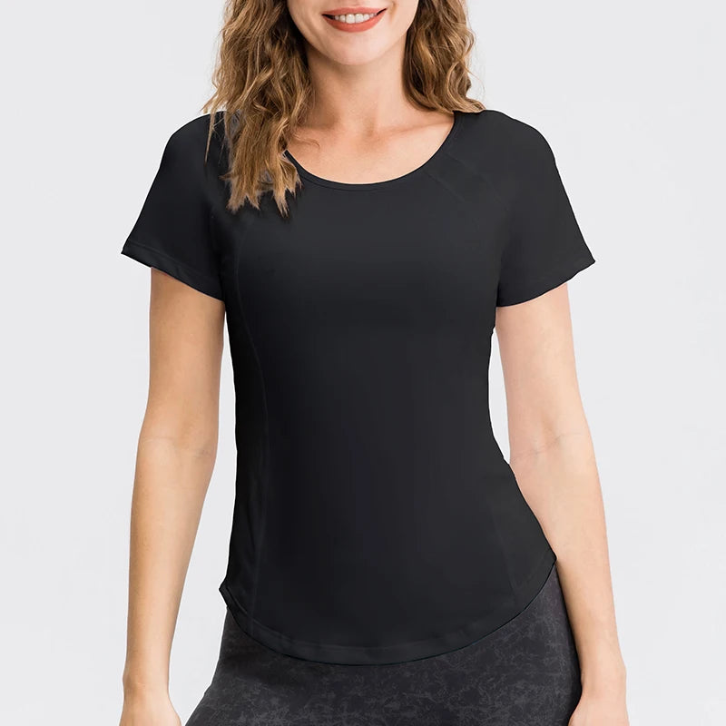 Breathable Sport Fitness Workout Yoga T-Shirt