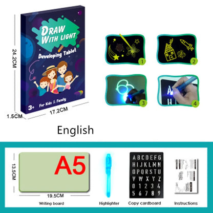 Luminous Magic Drawing Board Light In Dark Toys