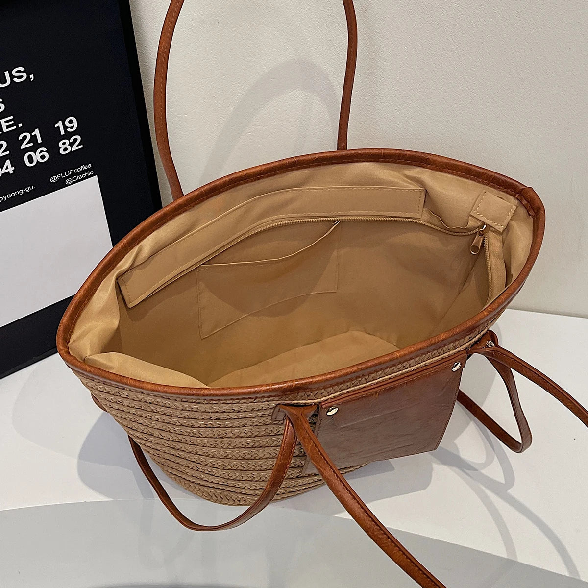 Forest Straw Bag