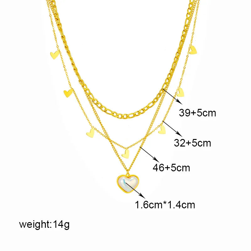 Stainless Steel Butterfly Moon Lock Blue Eyes Necklace