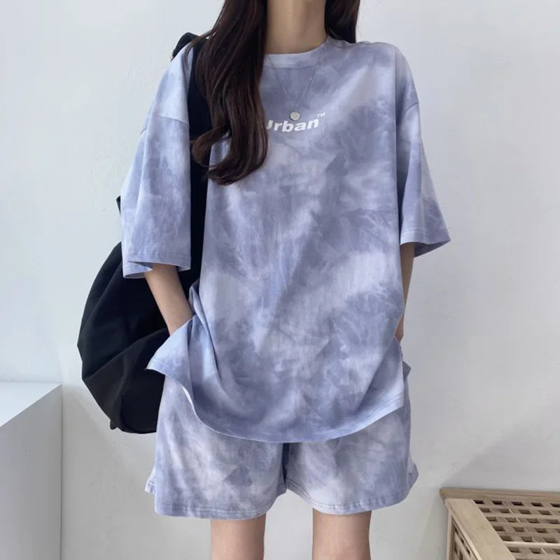 T-Shirt Shorts Suit Set
