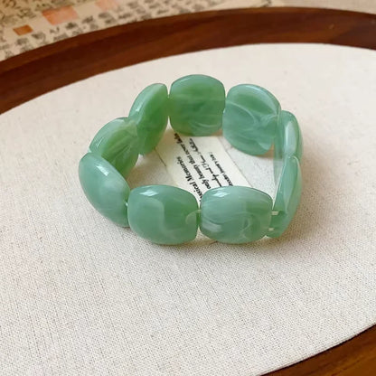 Vintage Acrylic Cuff Irregular Geometric Wide Bangles Bracelets