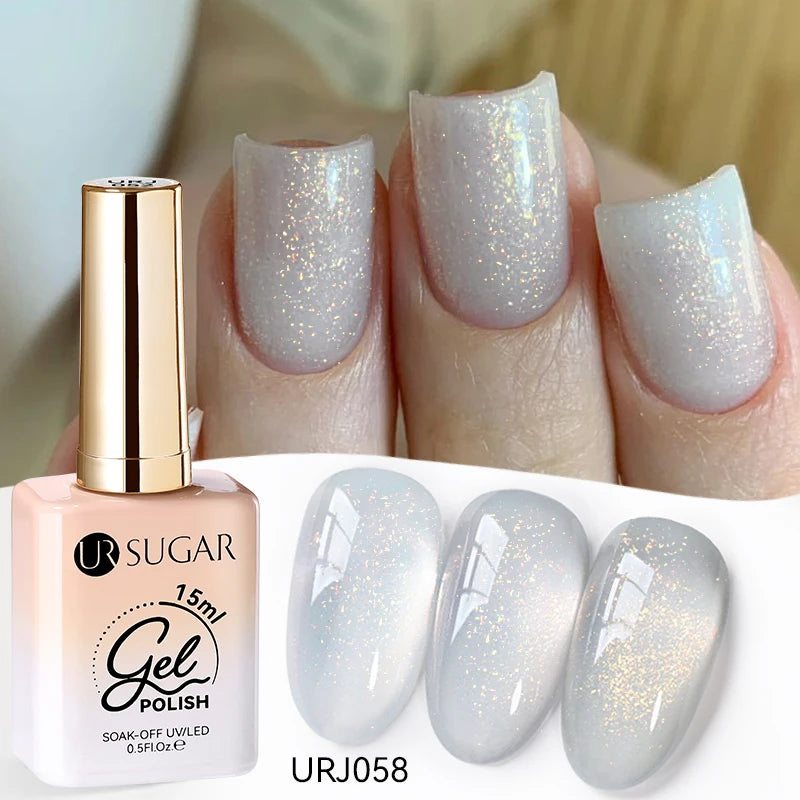 SUGAR Jelly Milky White Translucent Gel Polish