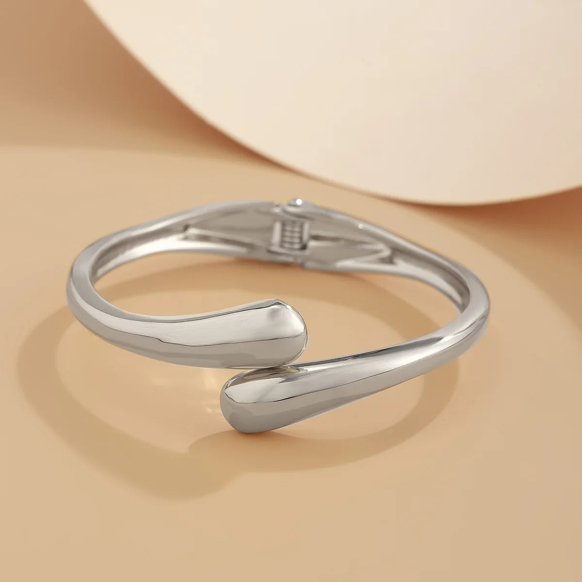 Irregular Bangle Chunky Waterdrop Open Bracelet