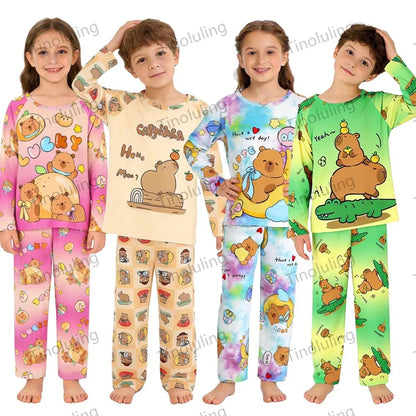 Sleepers Cartoon Boutique Long Sleeve 3 4 5 6 7 8 9 10 11 12 Yrs Pajamas