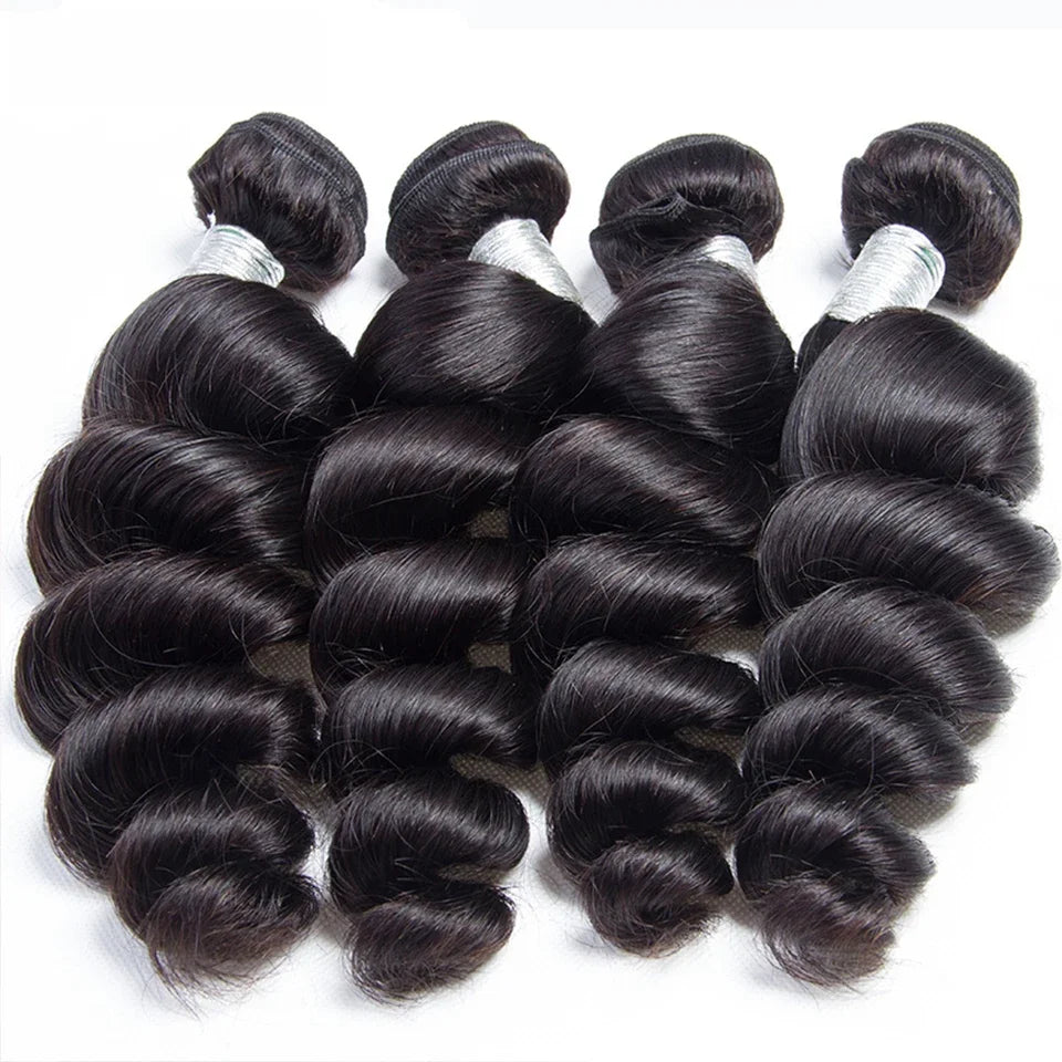 100% Virgin Raw Loose Wave Bundles Human Hair