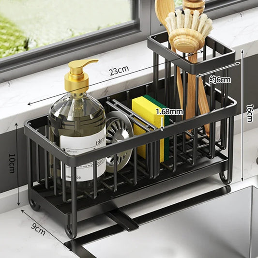 Carbon Steel Sink Sponge Drain Rack