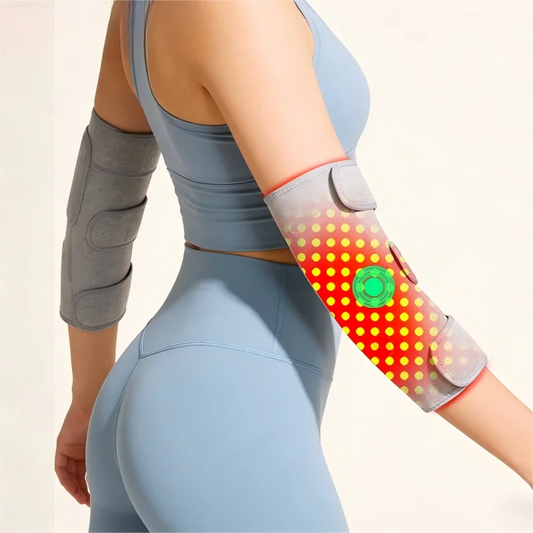 USB 660nm Red Light Electric Heating Elbow Wrap Massager