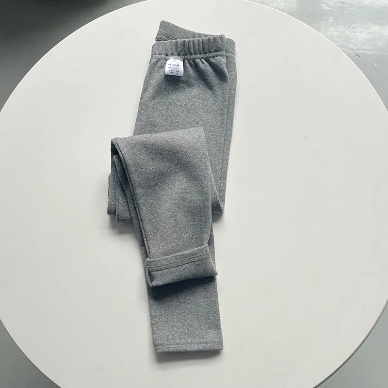 Autumn Winter Thick Cotton Elastic Slim Toddler Tights Baby Leggings