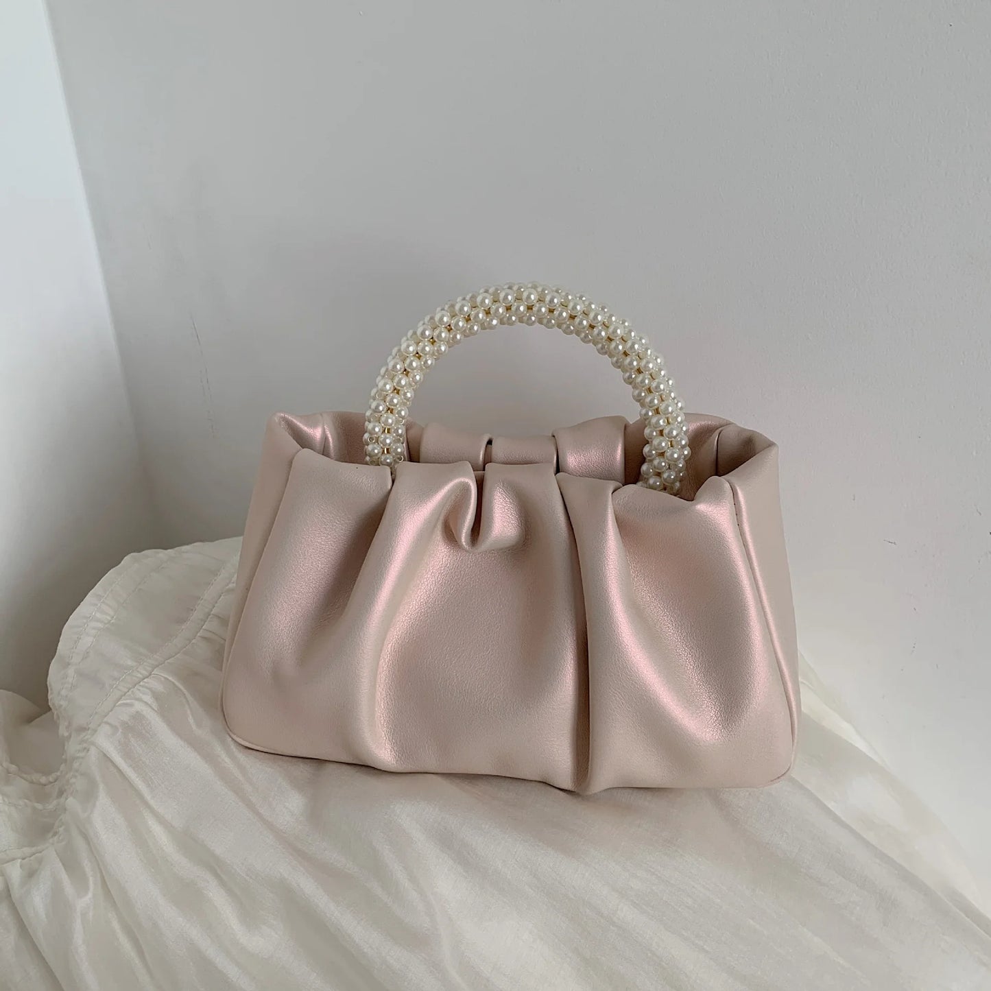 DANA Pearl Handle Clutch Bag