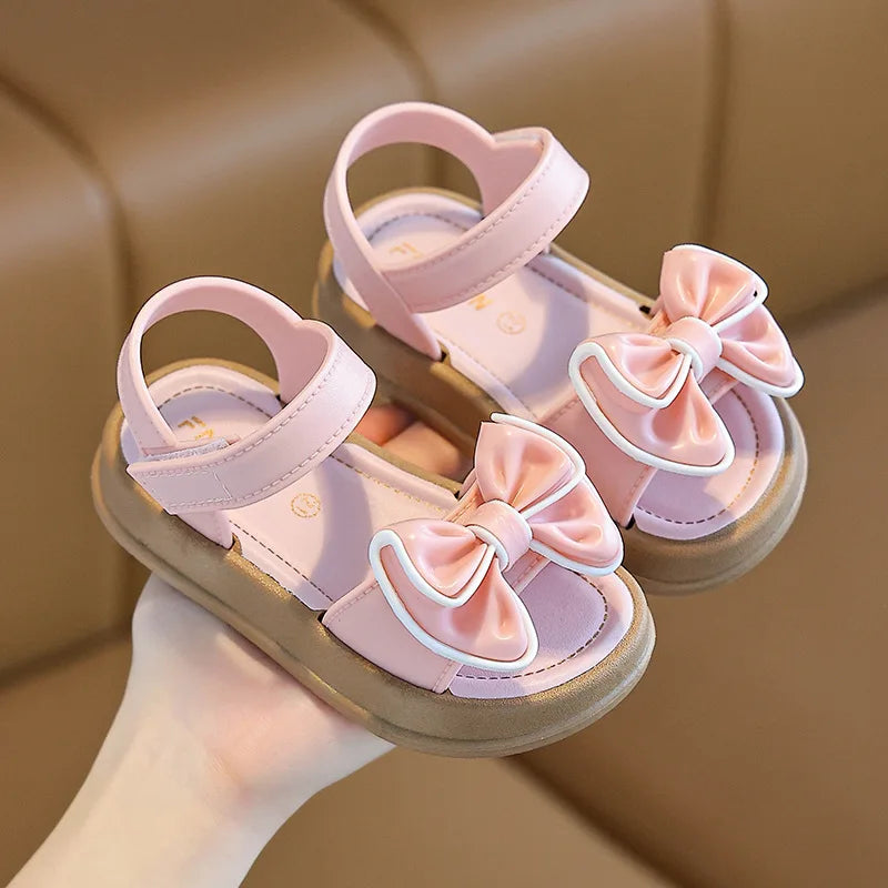 Girls Bow Princess Sandals 3-14 Years