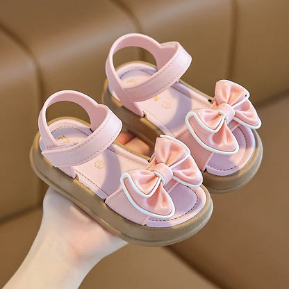 Girls Bow Princess Sandals 3-14 Years