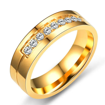 DANA 18K Gold  Love Cubic Zirconia Ring