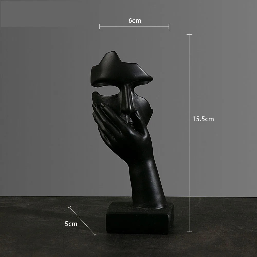 Resin Abstract Mask Statues Decor Gift