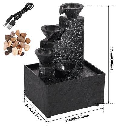 Tabletop Waterfall Home Decoration