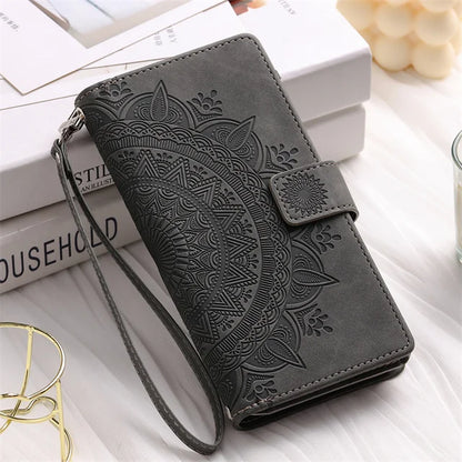 Leather Flip Case For Samsung Galaxy Phone Bag