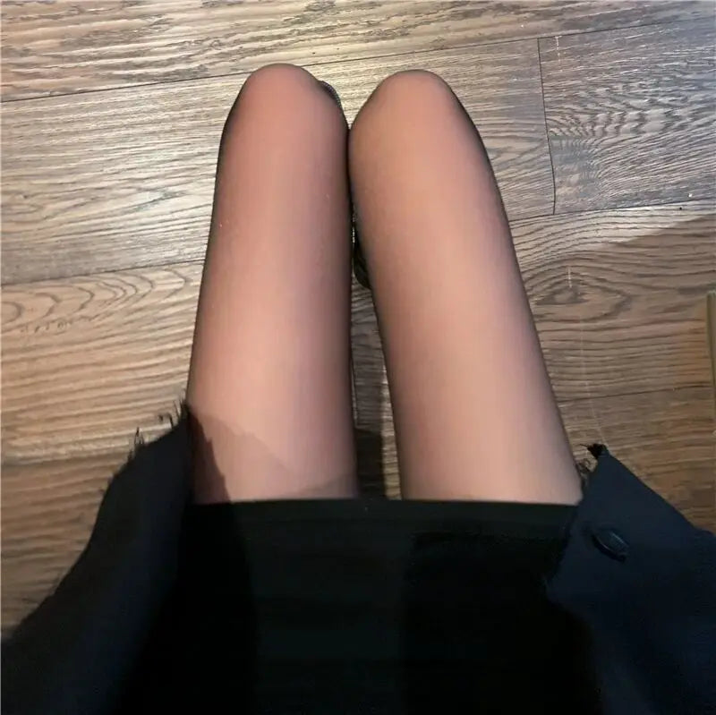 Sexy Polka Dot Silk Bow/Heart Thin Nylon Socks