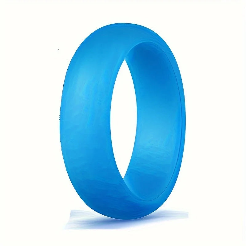 Silicone Hypoallergenic Crossfit Flexible Rubber Finger Rings