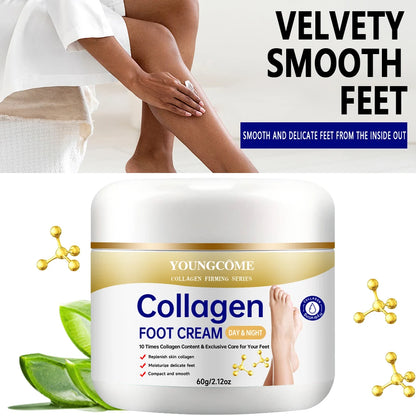 Crema de colágeno para pies, crema herbal antigrietas para pies