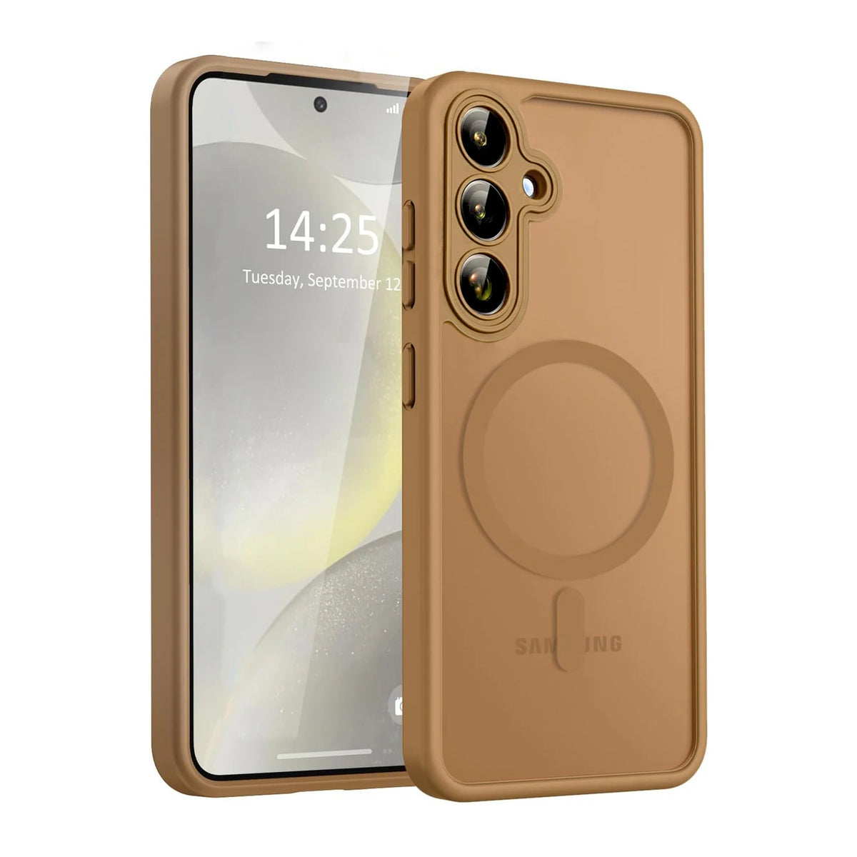 Luxury Matte Case For Samsung Galaxy Ultra Plus FE S25Plus S24FE S25FE Magsafe Cover