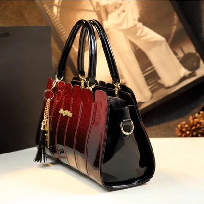 Vintage Large Capacity Tote Luxury PU Crossbody Bag