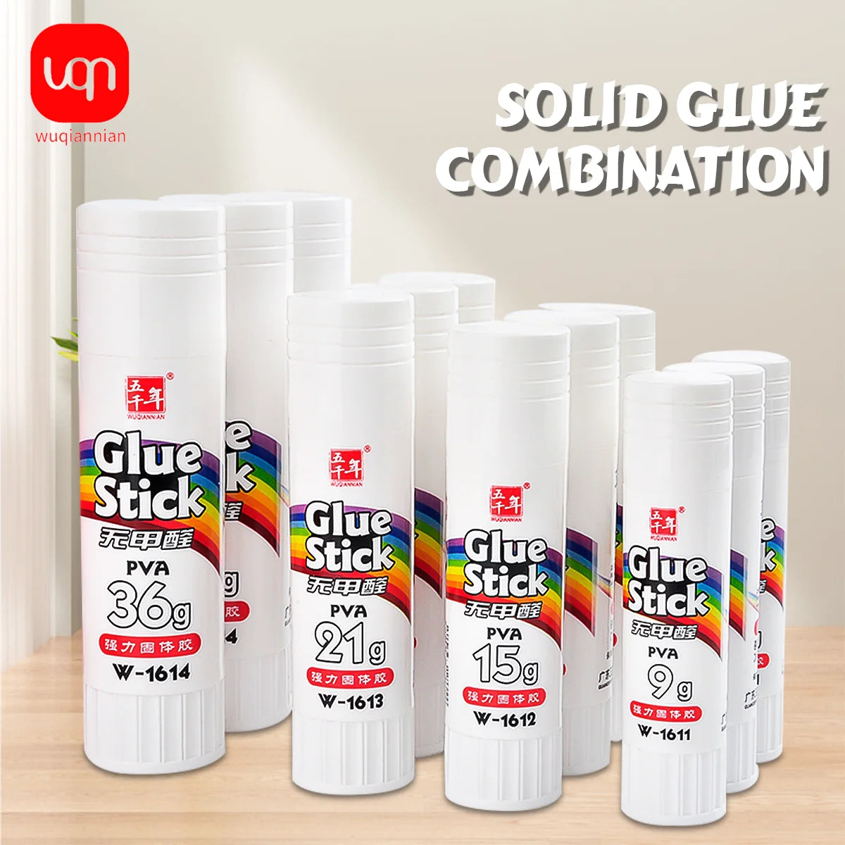 3/6PCS Student Office Stick Long Lasting Smooth Handmade Art Glue