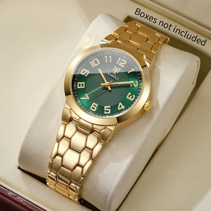 Elegant Arabic Dial Bracelet Strap Ladies Quartz Wristwatches