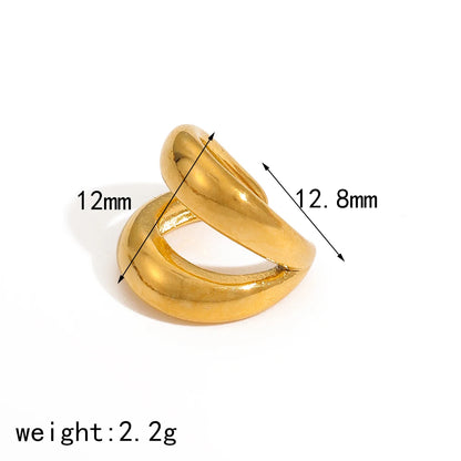 DANA 18K Gold Color Stainless Steel Earring