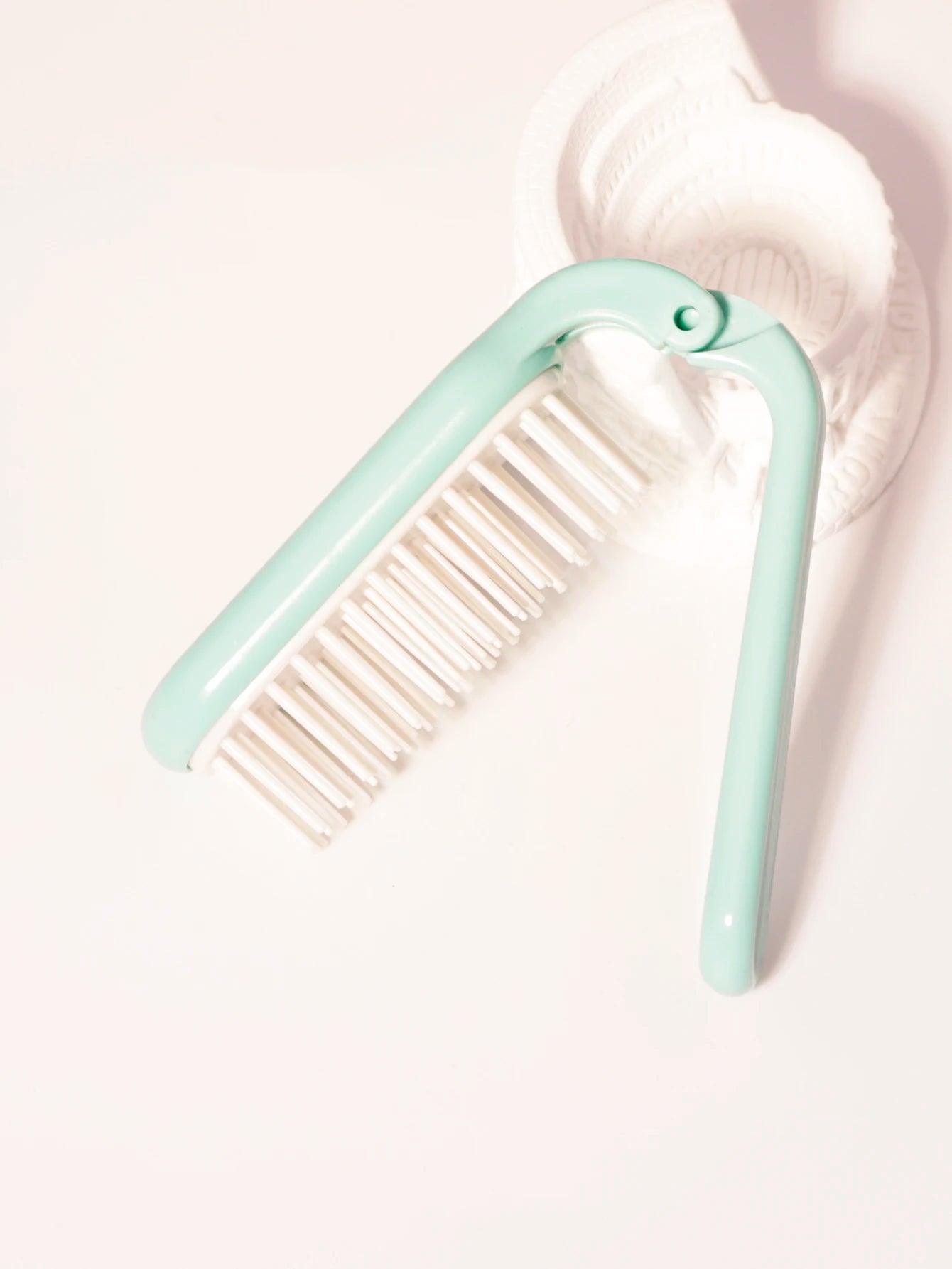 Foldable portable hair comb head hair wigs