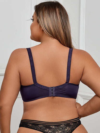 Plus Size Bras Super Thin Sexy Lace Lingerie
