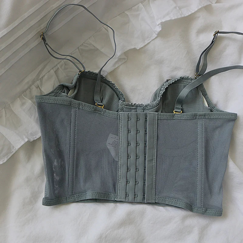 Three-dimensional embroidered sexy bra lingerie