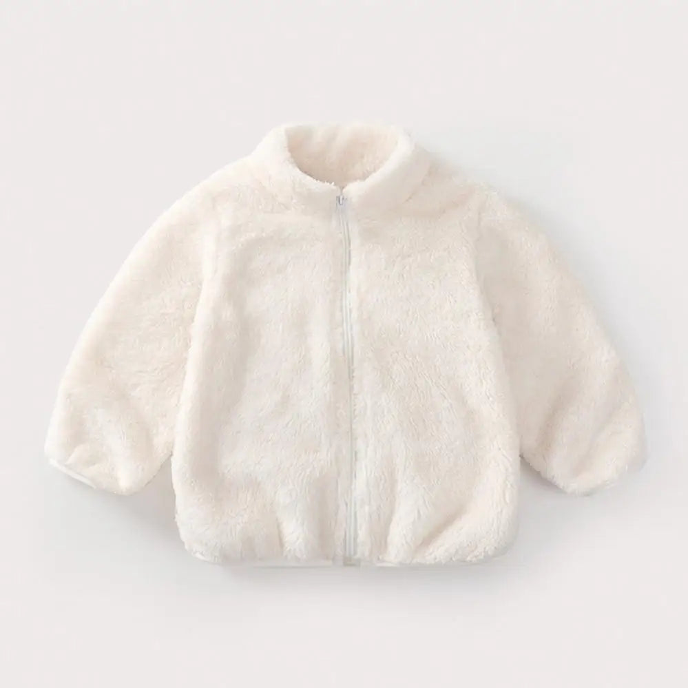 Plush Coat Autumn Winter Warm Baby Girl Boy Casual Toddler Jacket