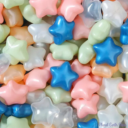 Ball Pit Balls Pack Star and Round BPA Soft Plastic Balls