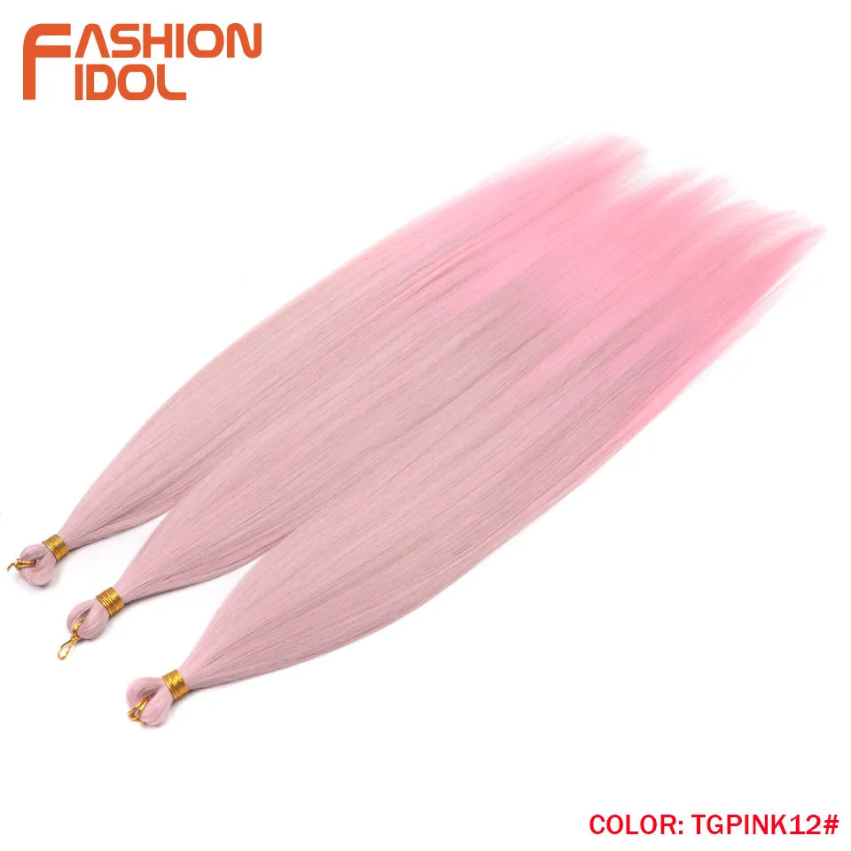 Ombre Silver Grey Crochet Hair Extensions