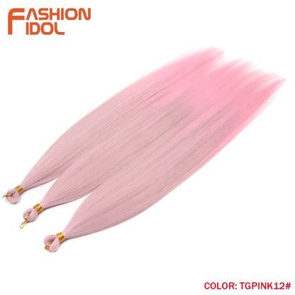 Ombre Silver Grey Crochet Hair Extensions